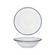 Round Deep Plate / Bowl 220mm LUZERNE TinTin White/Navy