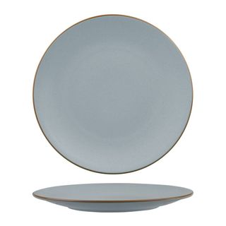 Round Coupe Plate 285mm ZUMA Bluestone