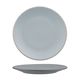 Round Plate - Ribbed 265mm ZUMA Bluestone