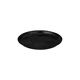 Round Tray 250mm Black Woven Wood