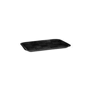 Rectangular Tray 200 x 300mm Black Woven Wood