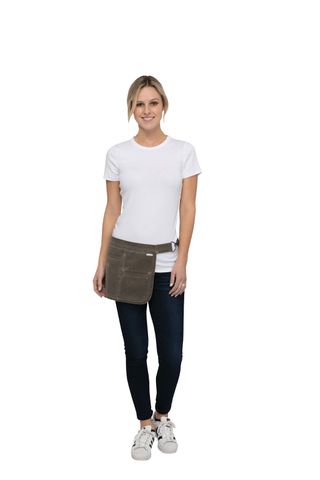 Indy Earth Brown Hipster Apron