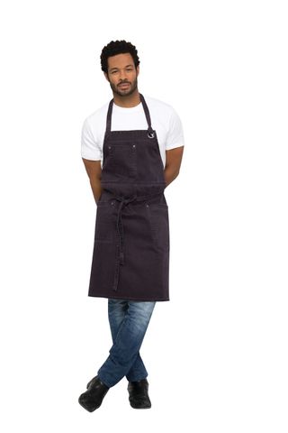 Dorset Eggplant Bib Apron