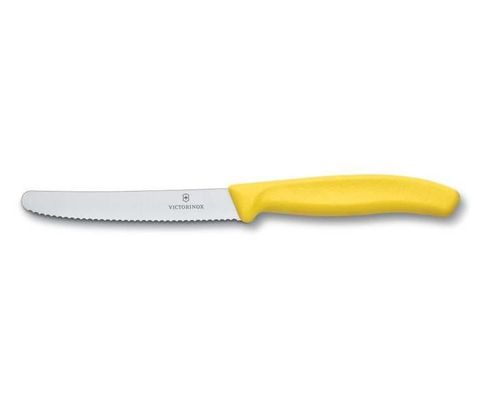 Victorinox Swiss Classic Steak & Tomato Knife - Yellow