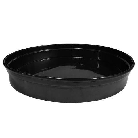 Chef Inox Round Bar Tray-Black Alum 330X50mm