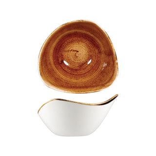 Triangular Bowl 153mm CHURCHILL "Patina" Copper