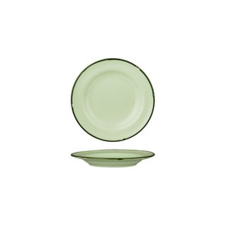 Round Plate 170mm LUZERNE TinTin Green w/ Green