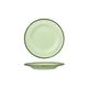 Round Plate 210mm LUZERNE TinTin Green w/ Green