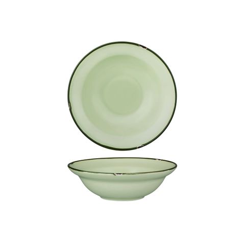 Round Bowl 190mm LUZERNE TinTin Green w/ Green