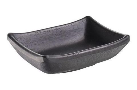 APS Sauce Dish 90x70mm Black Melamine "Zen"