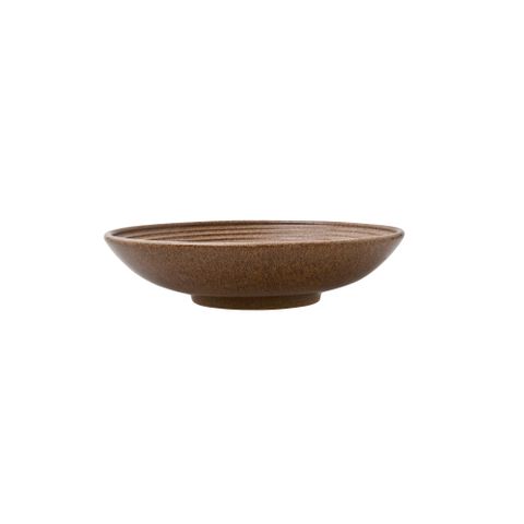 Studio Craft Medium Ridged Bowl 255mm DENBY Chestnut