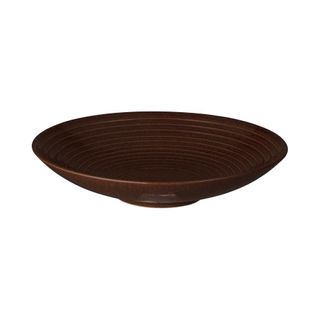 Studio Craft Medium Ridged Bowl 255mm DENBY Walnut