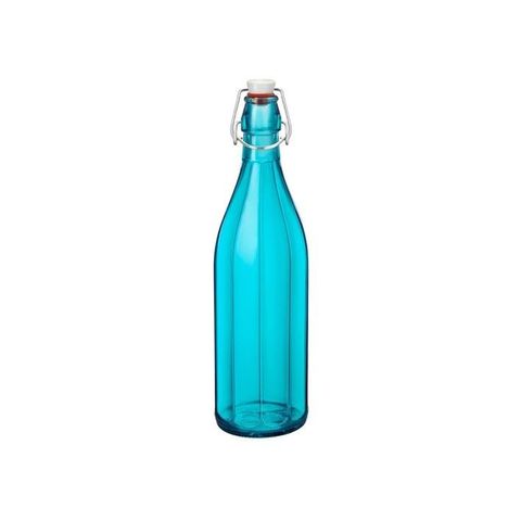 1.0lt Oxford Bottle With Top Bormioli Rocco - Sky Blue