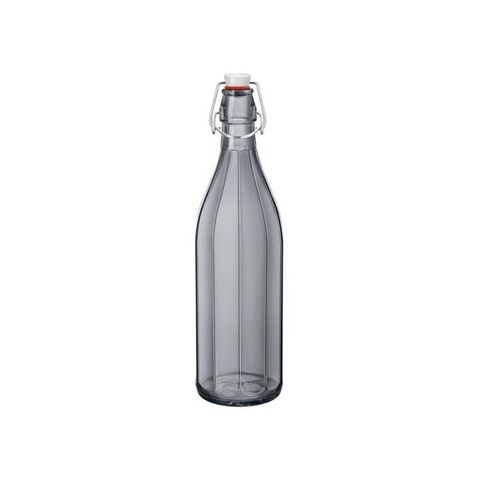 1.0lt Oxford Bottle With Top Bormioli Rocco - Grey