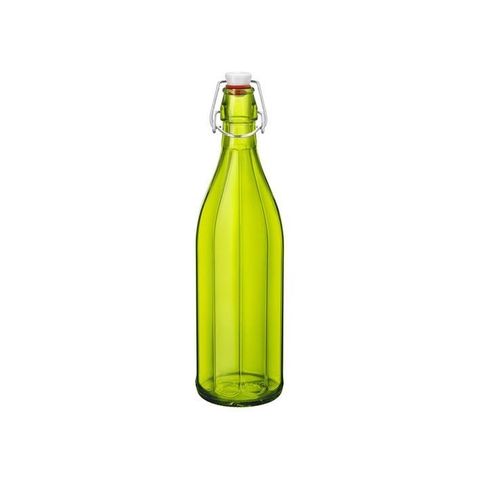 1.0lt Oxford Bottle With Top Bormioli Rocco - Green