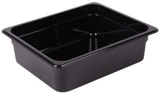 Polycarbonate Food Pan 1/2 100mm -Black