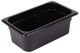 Polycarbonate Food Pan 1/4 100mm -Black