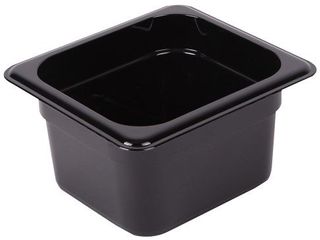 Polycarbonate Food Pan 1/6 65mm -Black