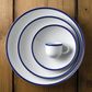 Round Coupe Plate 288mm CHURCHILL "Retro Blue"