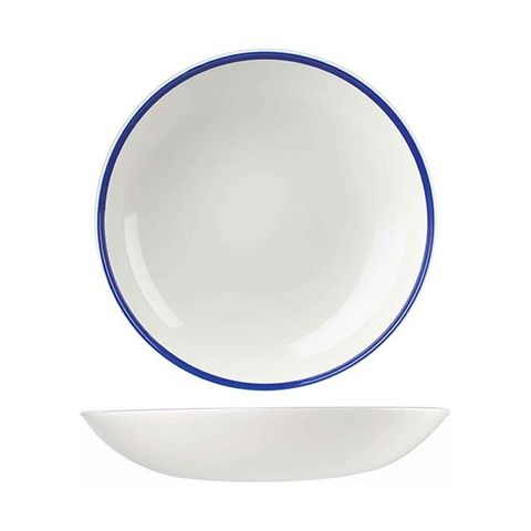 Round Coupe Bowl 248mm/1136ml CHURCHILL"Retro Blue"