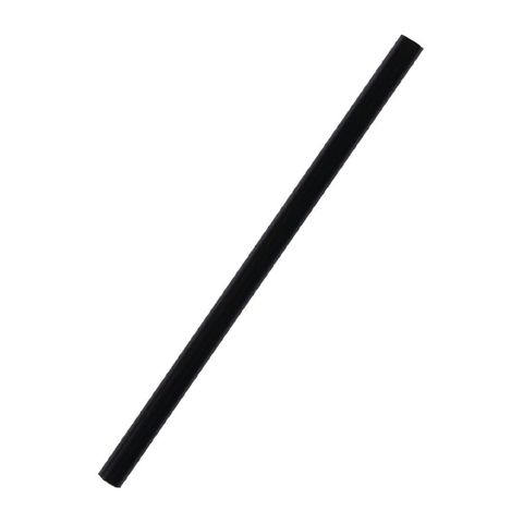 Plastic Straw - 140mm Cocktail (Black) 5000pcs/ctn