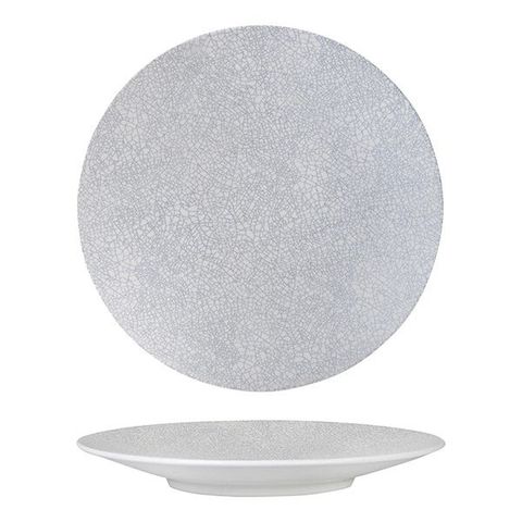 Round Coupe Plate 310mm LUZERNE ZEN Grey Web