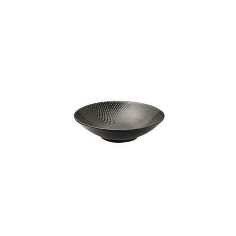 Round Bowl 145x41mm LUZERNE ZEN Black Swirl