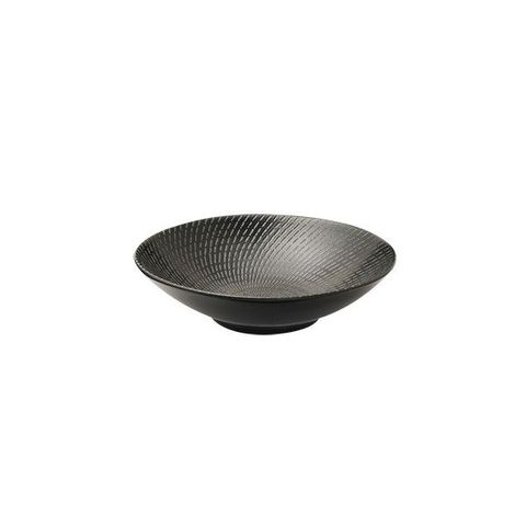 Round Bowl 210x59mm LUZERNE ZEN Black Swirl