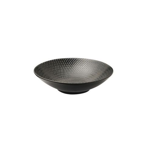 Round Bowl 240x67mm LUZERNE ZEN Black Swirl