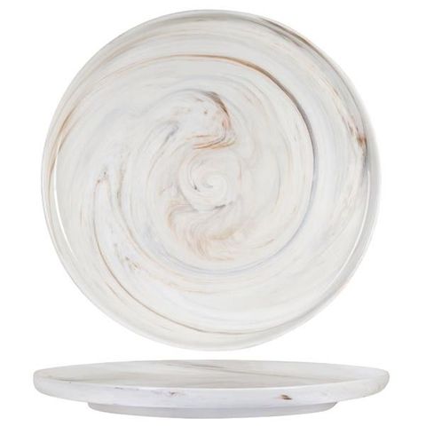 Marble Round Plate 330mm LUZERNE Signature