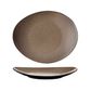 Oval Plate 290x245mm LUZERNE RUSTIC Chestnut