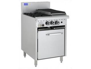 LUUS PROFESSIONAL RS 600MM 2 Burner 300 Char & Oven 118mj NAT/118mj LPG