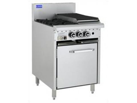 LUUS PROFESSIONAL RS 600MM 2 Burner 300 Char & Oven 118mj NAT/118mj LPG