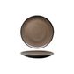 Round Plate Coupe 215mm LUZERNE RUSTIC Chestnut