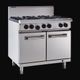 LUUS PROFESSIONAL RS 900MM 4 Burner 300mm Chargrill & Oven 174mj NAT/174mj LPG