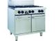 LUUS PROFESSIONAL RS 1200MM 8 Burner & Oven 253mj NAT/253mj LPG