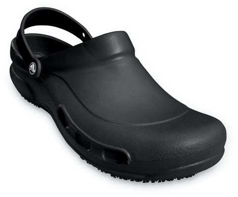 Black store kitchen clogs