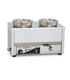 Roband BM2 - Counter Top Bain Marie 2 X 200mm Round (7.25L) Pots & Lids