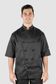 Traditional Chef Jacket Black Short Sleeve