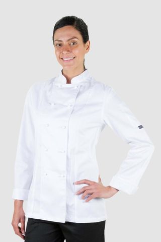 ProChef Ladies Chef Jacket White SIZE 6