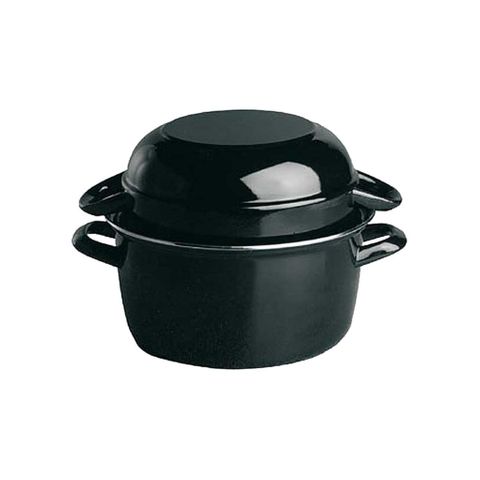 APS Musselpot 1.0Lt Black Enameled 180mm