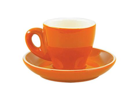 Tulip Espresso Cup ROCKINGHAM Orange/White 85ml