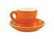 Tulip Espresso Cup/Saucer ROCKINGHAM Orange/White 85ml