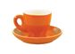 Tulip Espresso Cup/Saucer ROCKINGHAM Orange/White 85ml