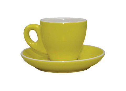 Tulip Espresso Cup ROCKINGHAM Yellow/White 85ml