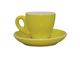Tulip Espresso Cup/Saucer ROCKINGHAM Yellow/White 85ml