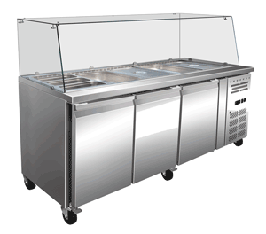 EXQUISITE Salad Bar Chiller 5x1/1 GN pans 635L 1790w 750d 1320h