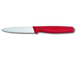 Victorinox Paring Knife with Pointed Blade 8cm -  Red