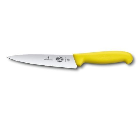 Victorinox Cooks - Carving Knife, 15cm, Fibrox - Yellow
