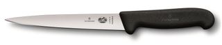 Victorinox Filleting Knife, 18cm Flexible Blade,Fibrox - Black